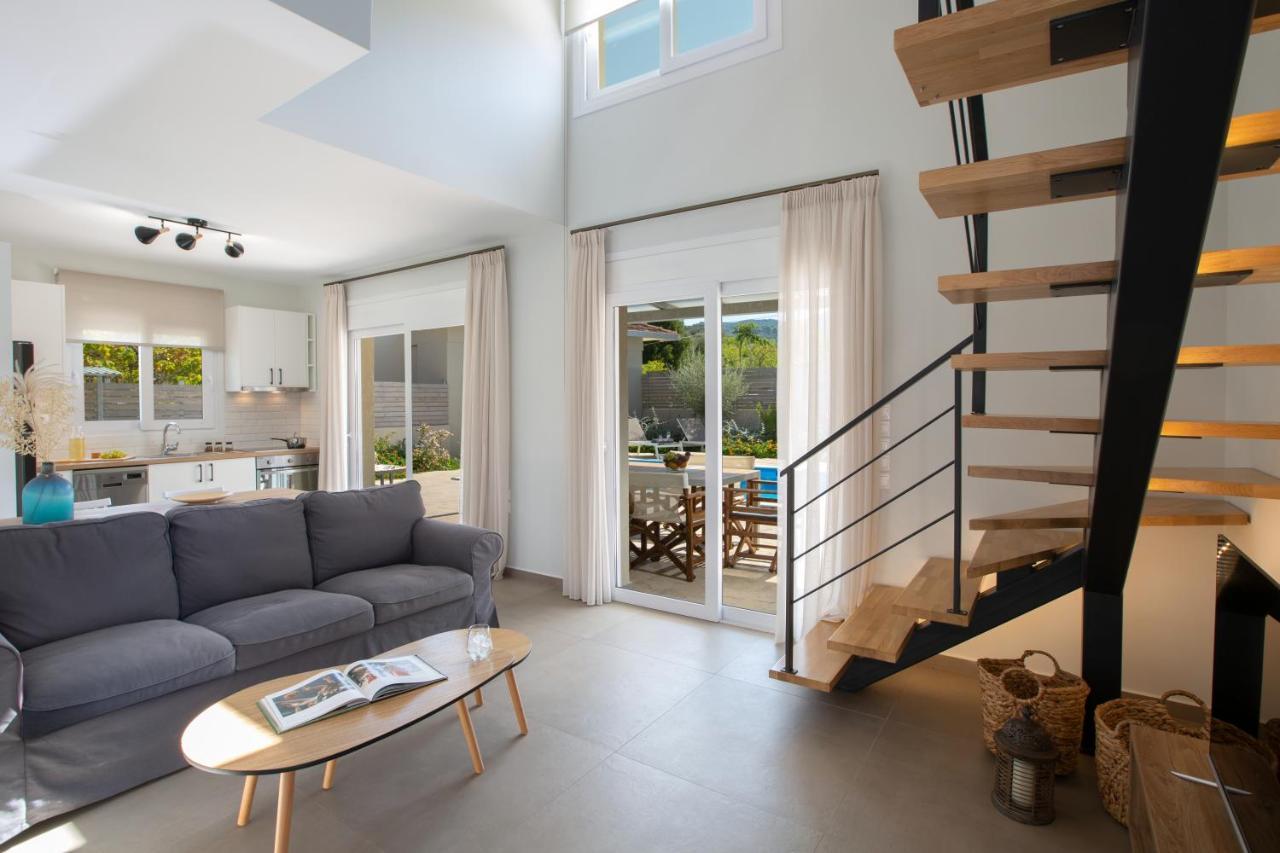 Grappolo Lefkada Villas - Vilana Ideal For Families And Small Groups Apolpaina Exterior foto