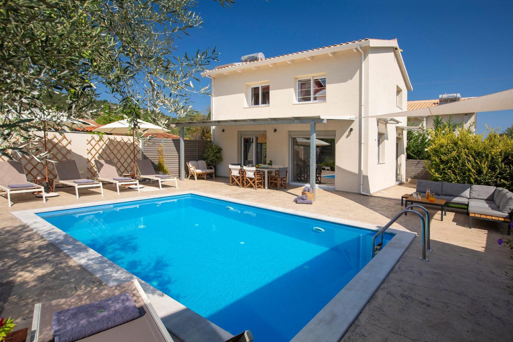 Grappolo Lefkada Villas - Vilana Ideal For Families And Small Groups Apolpaina Exterior foto